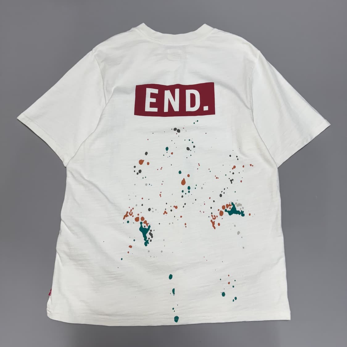 END. x Levi's 21ss 드롭 페인트 양면 프린트 코튼 크루넥  상품이미지7