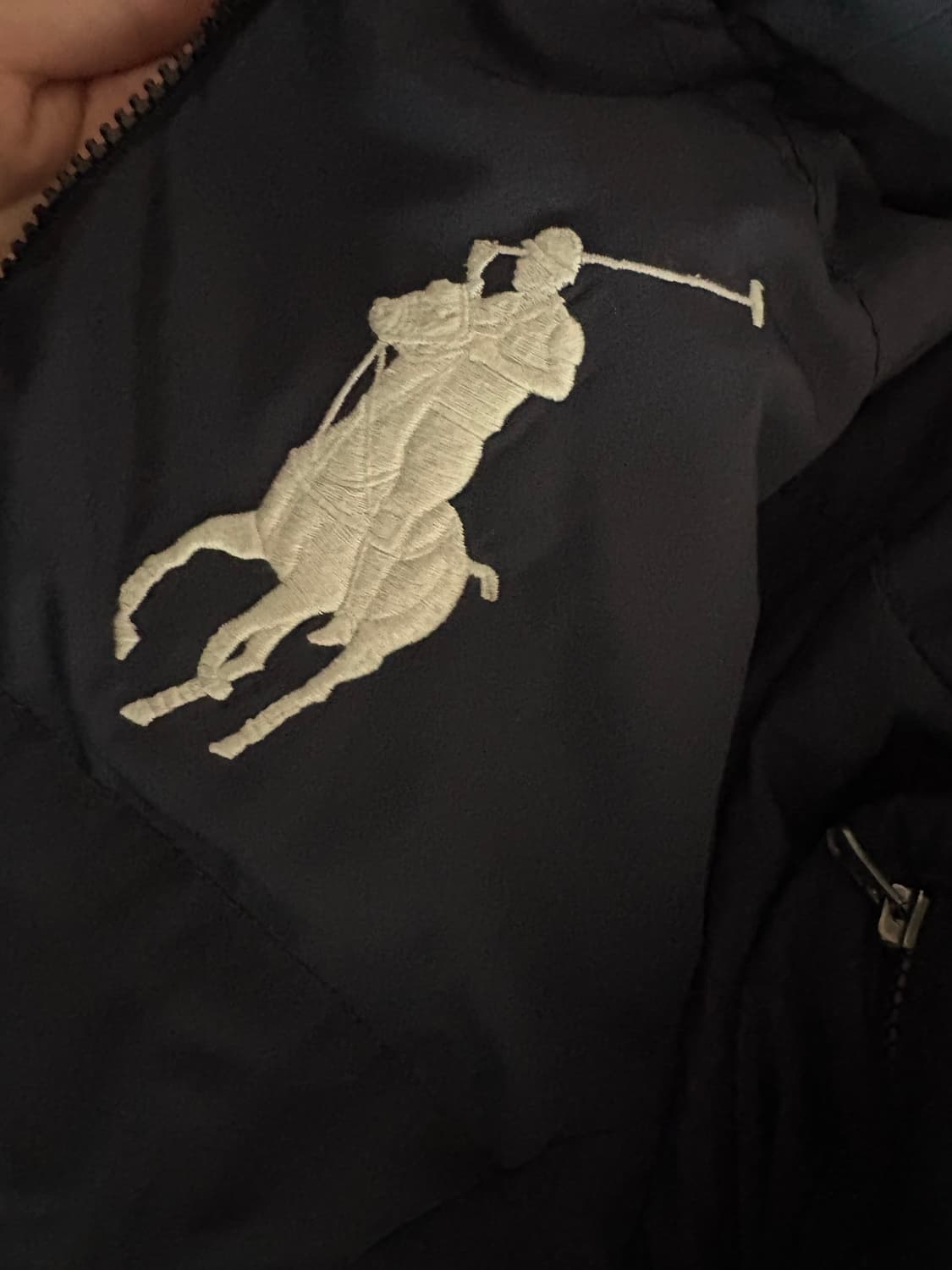 폴로 빅포니 네이비 패딩 상품이미지2