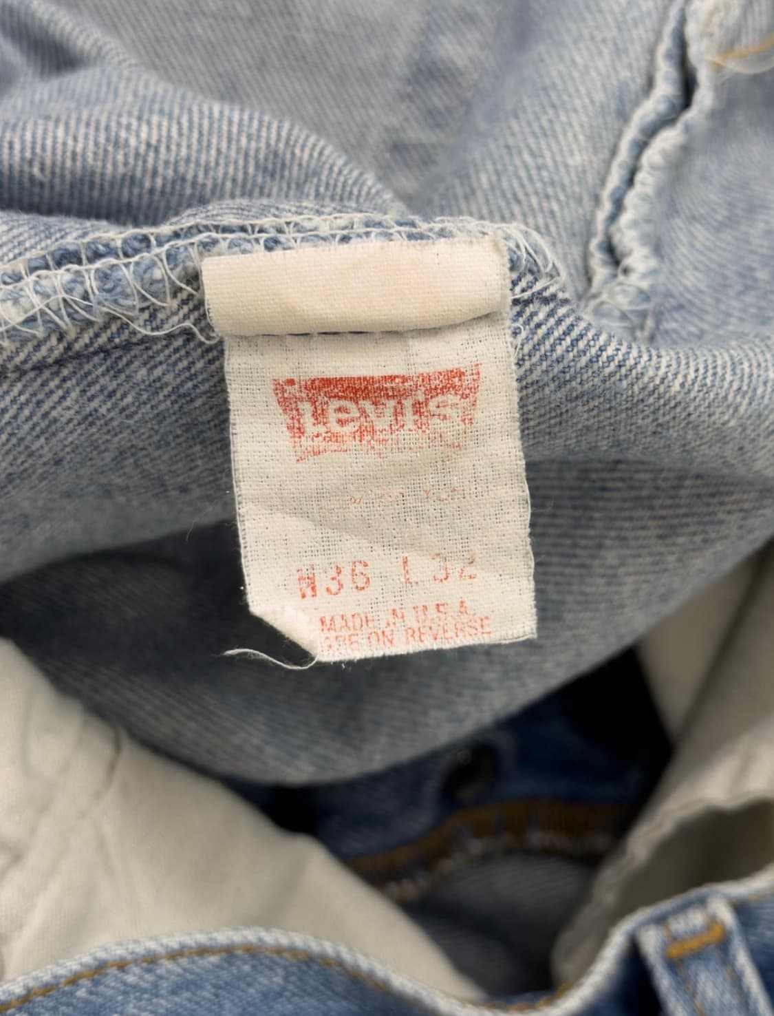90s 리바이스 501 컷오프 데님 쇼츠 Made in USA 상품이미지5