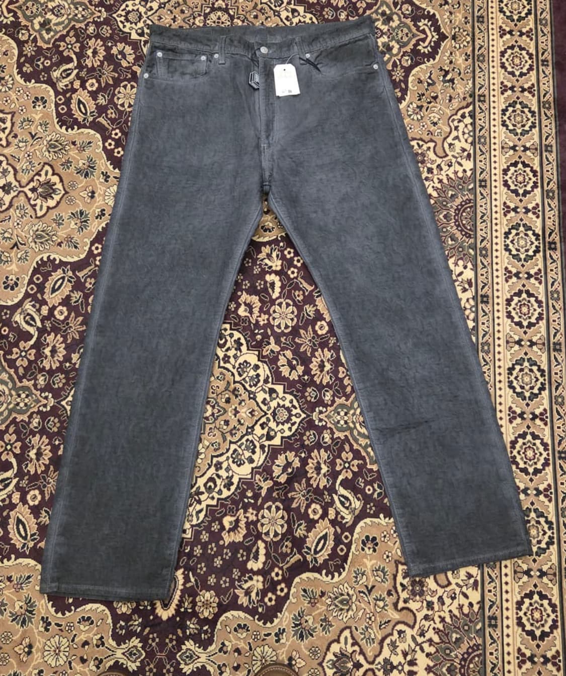 리바이스x스투시 자카드진 블랙 상품이미지1