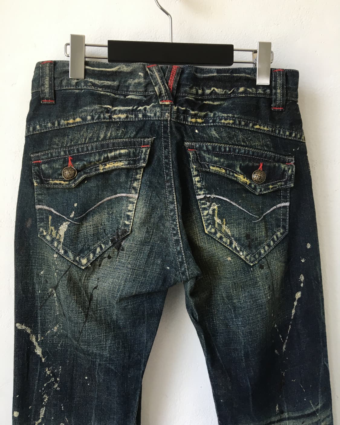 Painted washing denim pants 상품이미지6