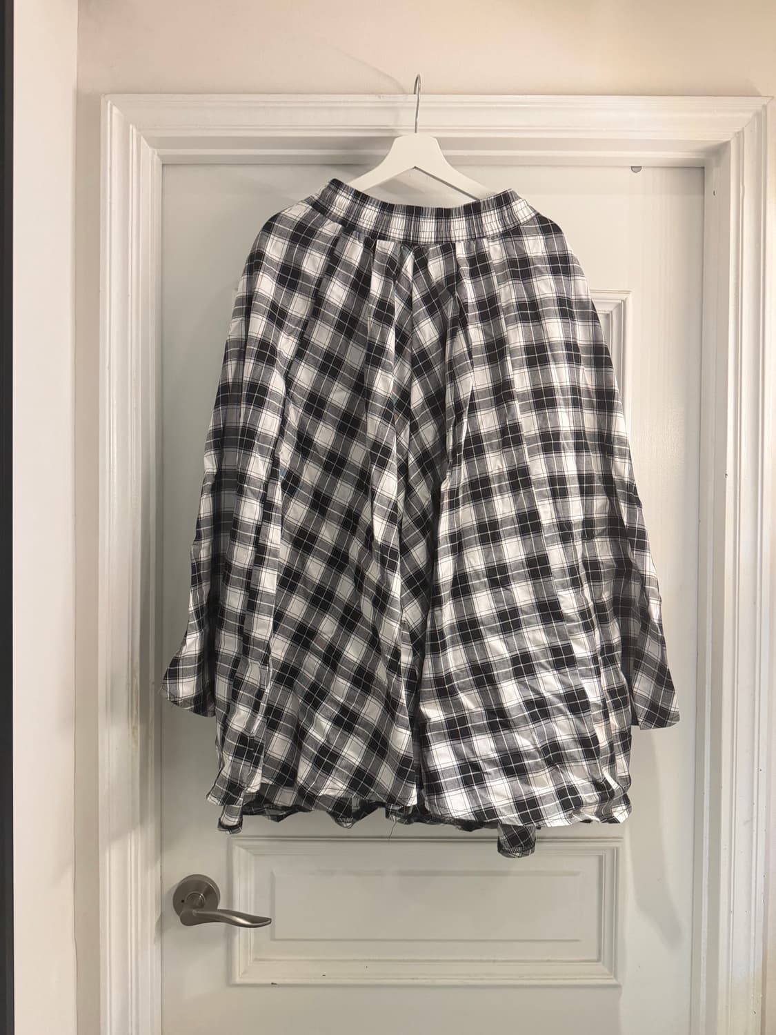 testmechanism 체크 플레어 치마바지 상품이미지1