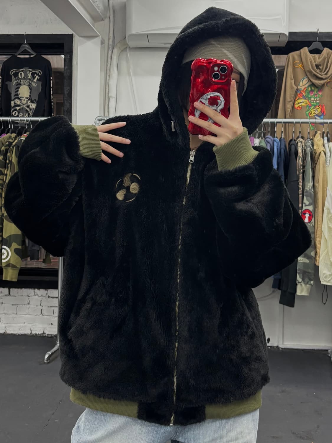 히스테릭 글래머 Rock 네이비 자켓 상품이미지6