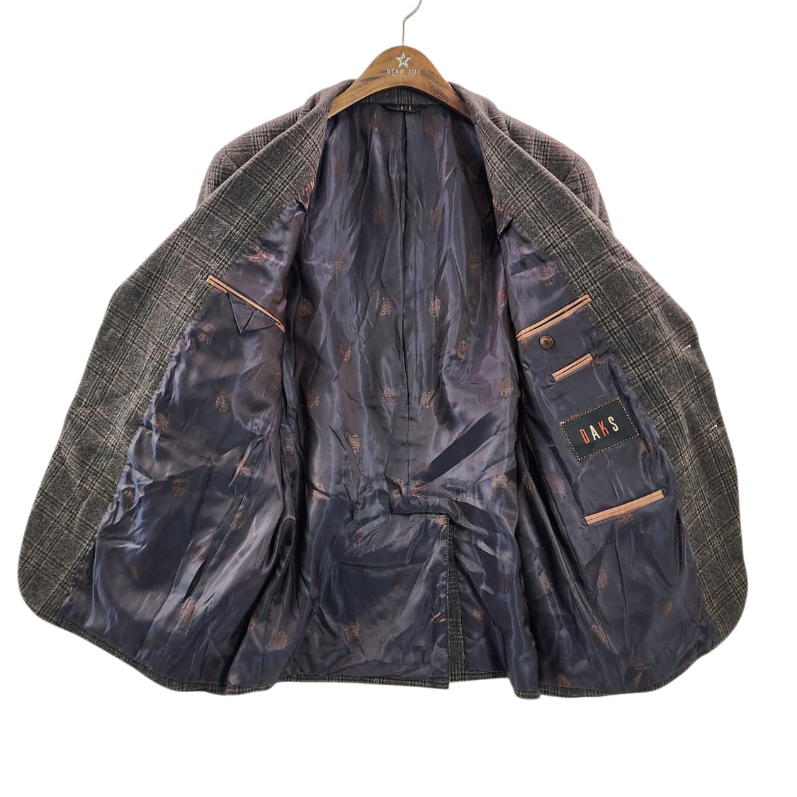 [106] DAKS 닥스 캐시미어 혼방 모직 체크 자켓 상품이미지7