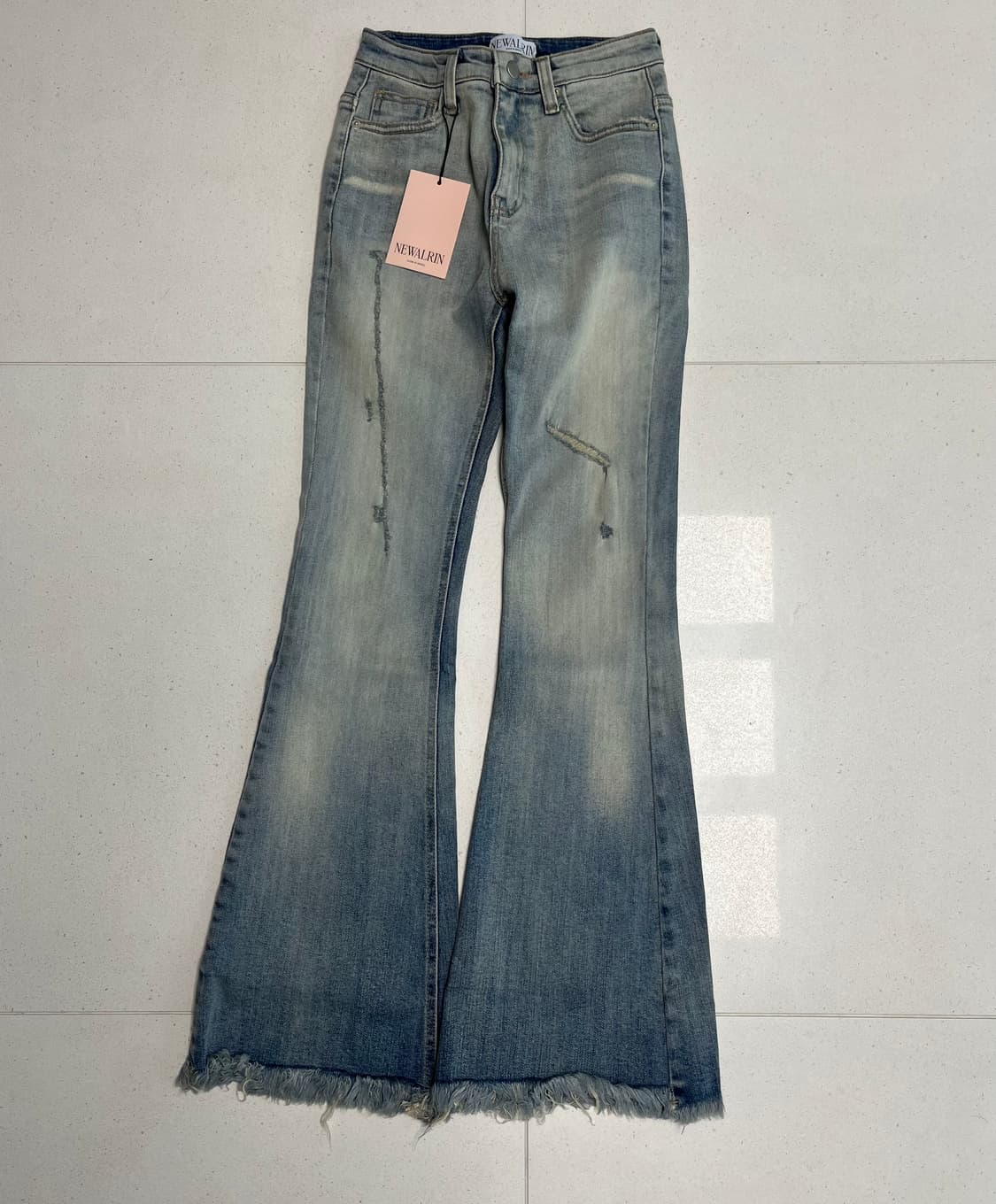 [새상품]뉴얼린 NEWALRIN Long leg Boot cut Deni 상품이미지2