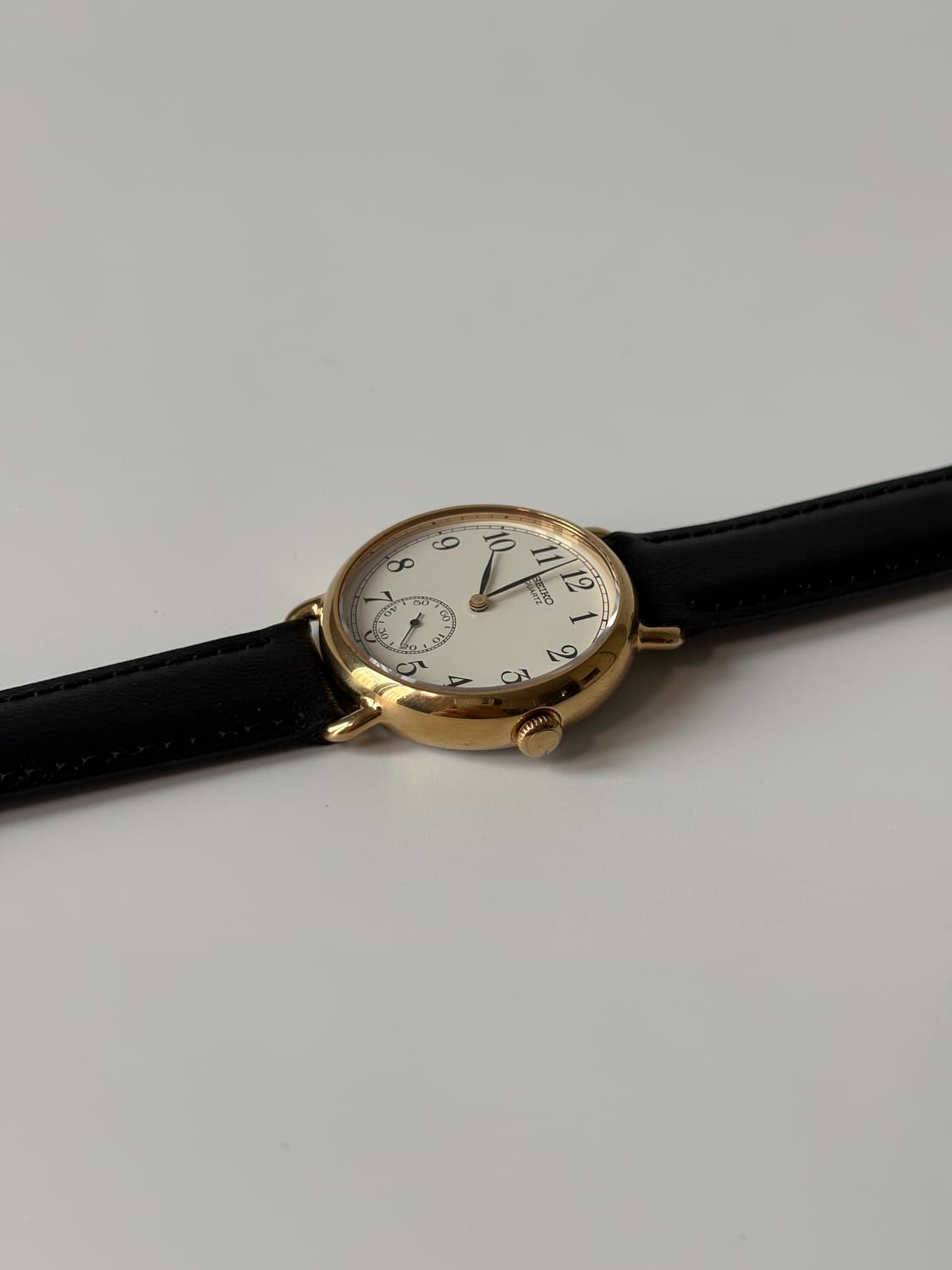1980s Small Seconds Gold Quartz 상품이미지4