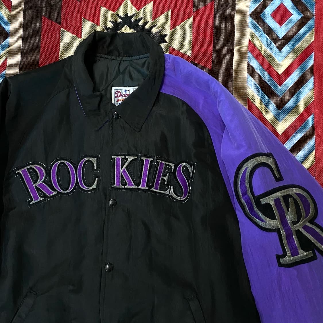 90s OLD STARTER SATIN BOMBER 상품이미지4