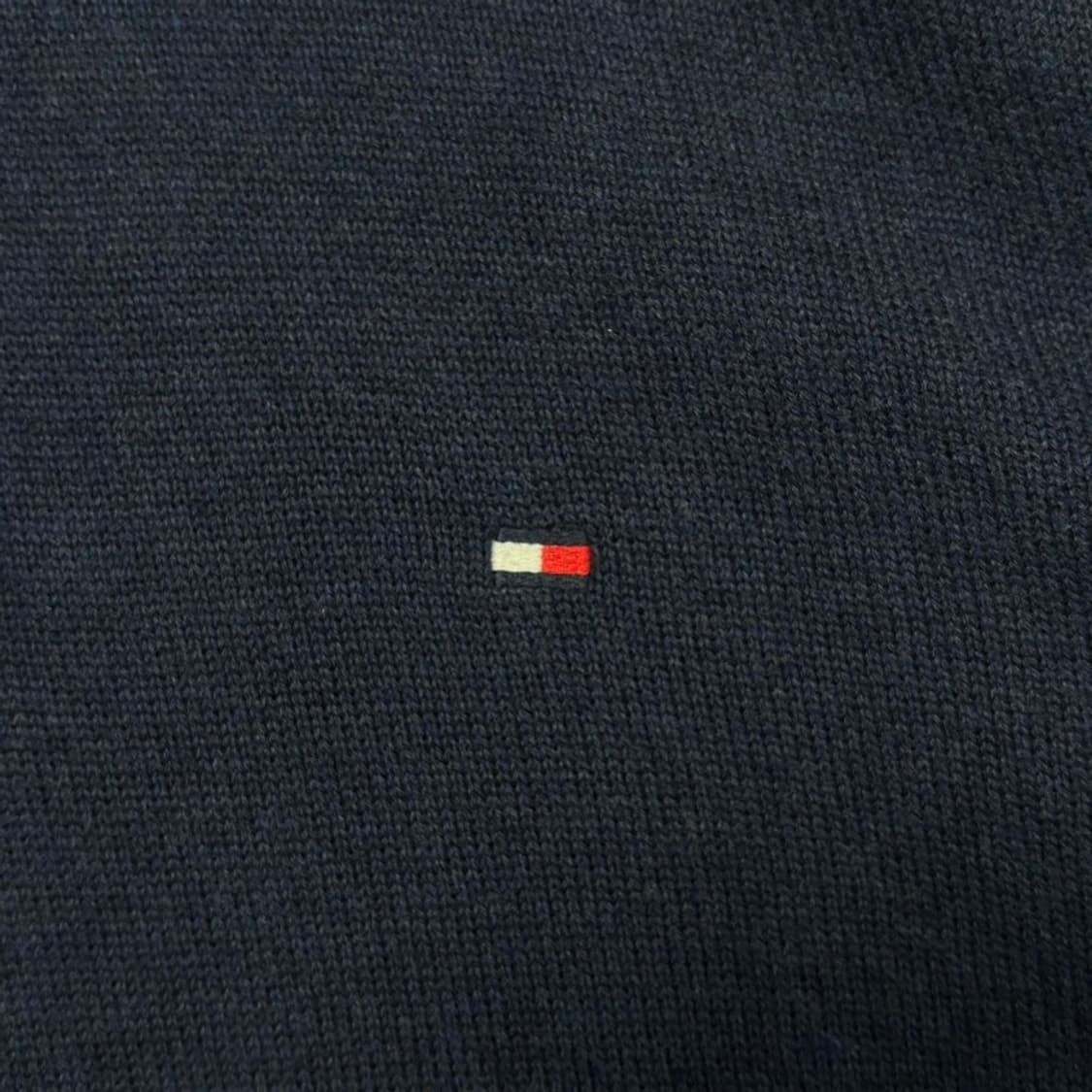 TOMMY HILFIGER 하프 집업 니트 네이비 M 상품이미지2