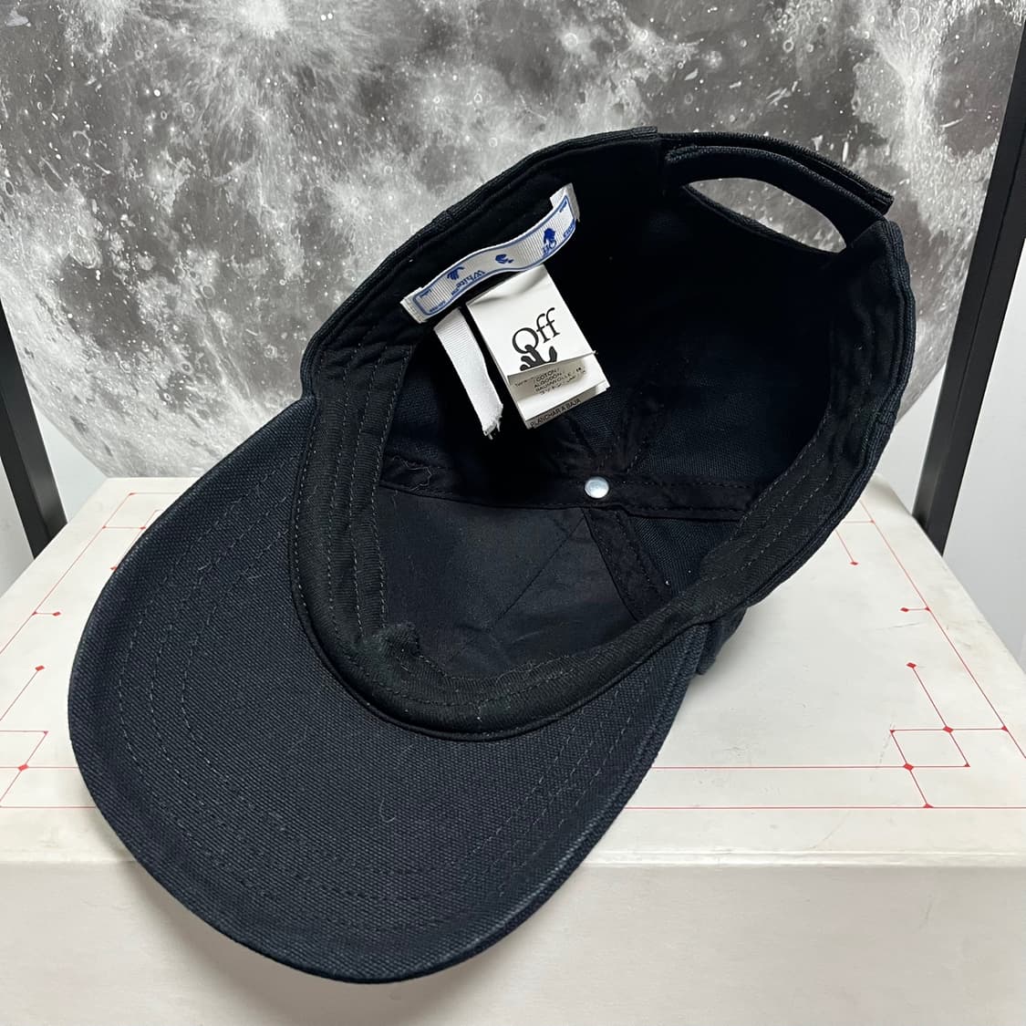  정품 OS) 오프화이트 애로우 볼캡 모자 상품이미지5