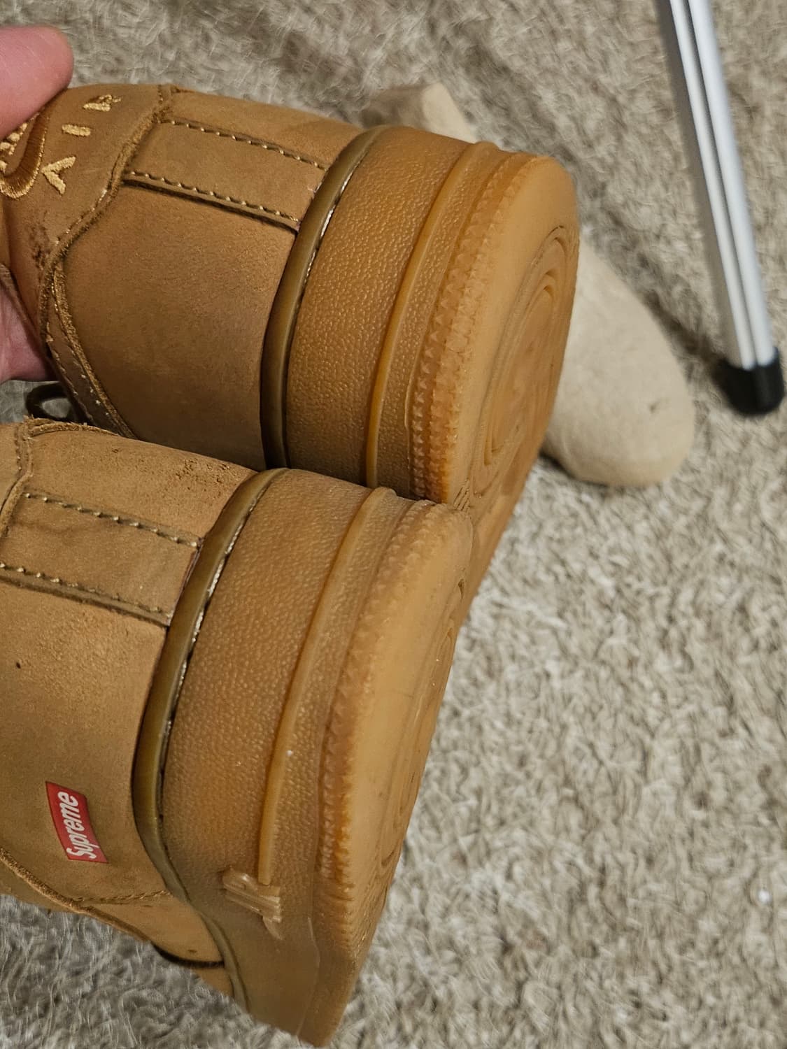 정품(A급)나이키x슈프림 에어포스1 로우 플랙스 된장포스 상품이미지8