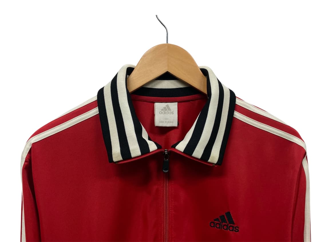 아디다스 00‘s 레드 삼선 트랙탑 100 상품이미지4