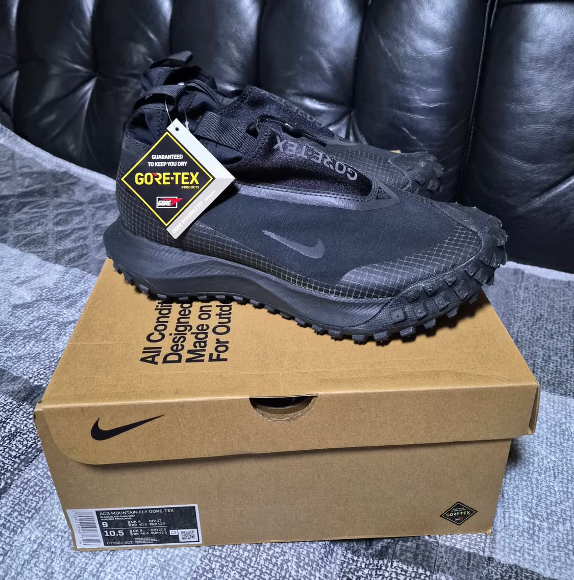 나이키 ACG 마운틴 플라이 고어텍스 블랙 초판 270, 275 새제품 상품이미지3