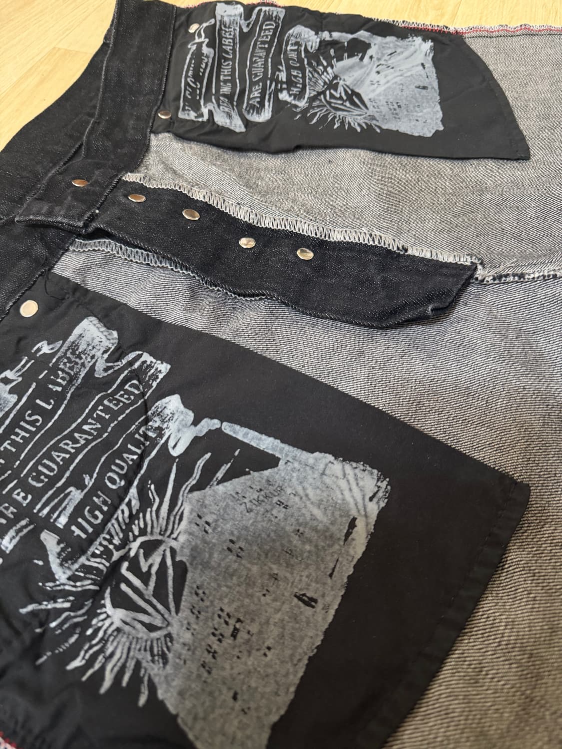5 button raw denim 상품이미지6