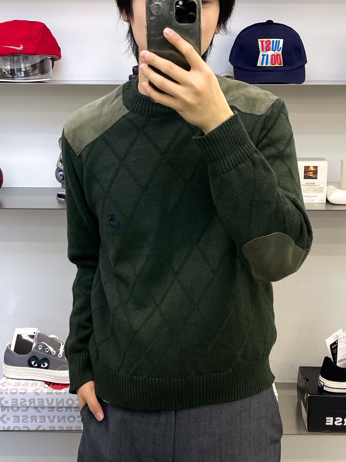 버버리 90s 아가일 코만도 스웨터 상품이미지2