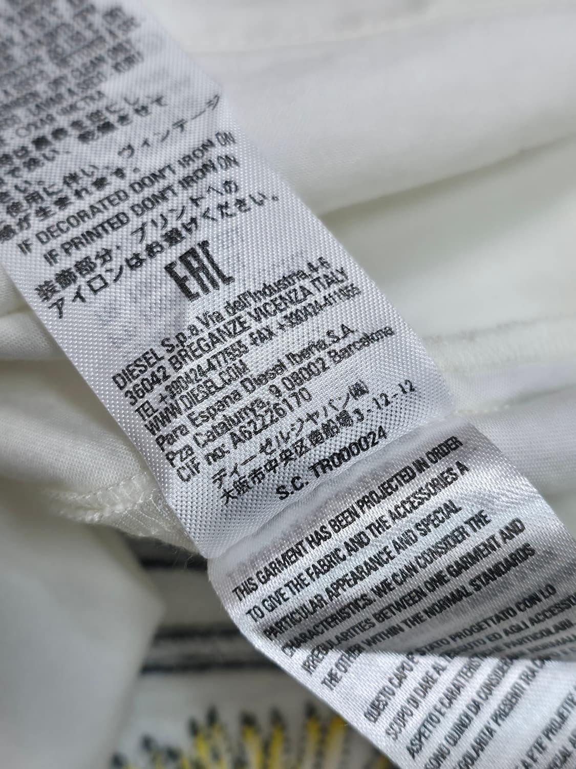 디젤 스페인판 독수리 자수 셔츠 상품이미지10