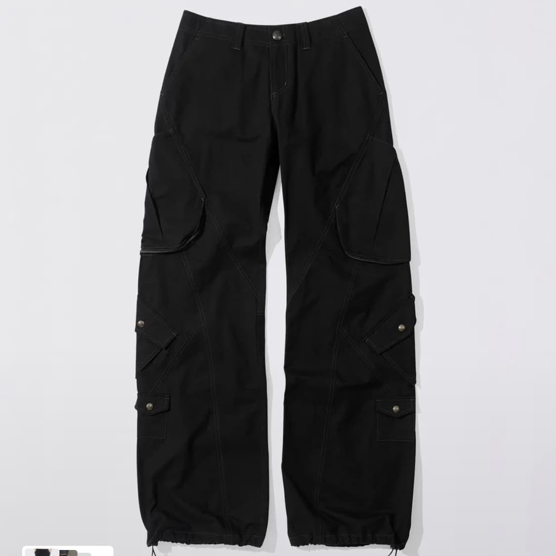 *교환* Washed Cargo Pants Black (M -> L)  상품이미지1