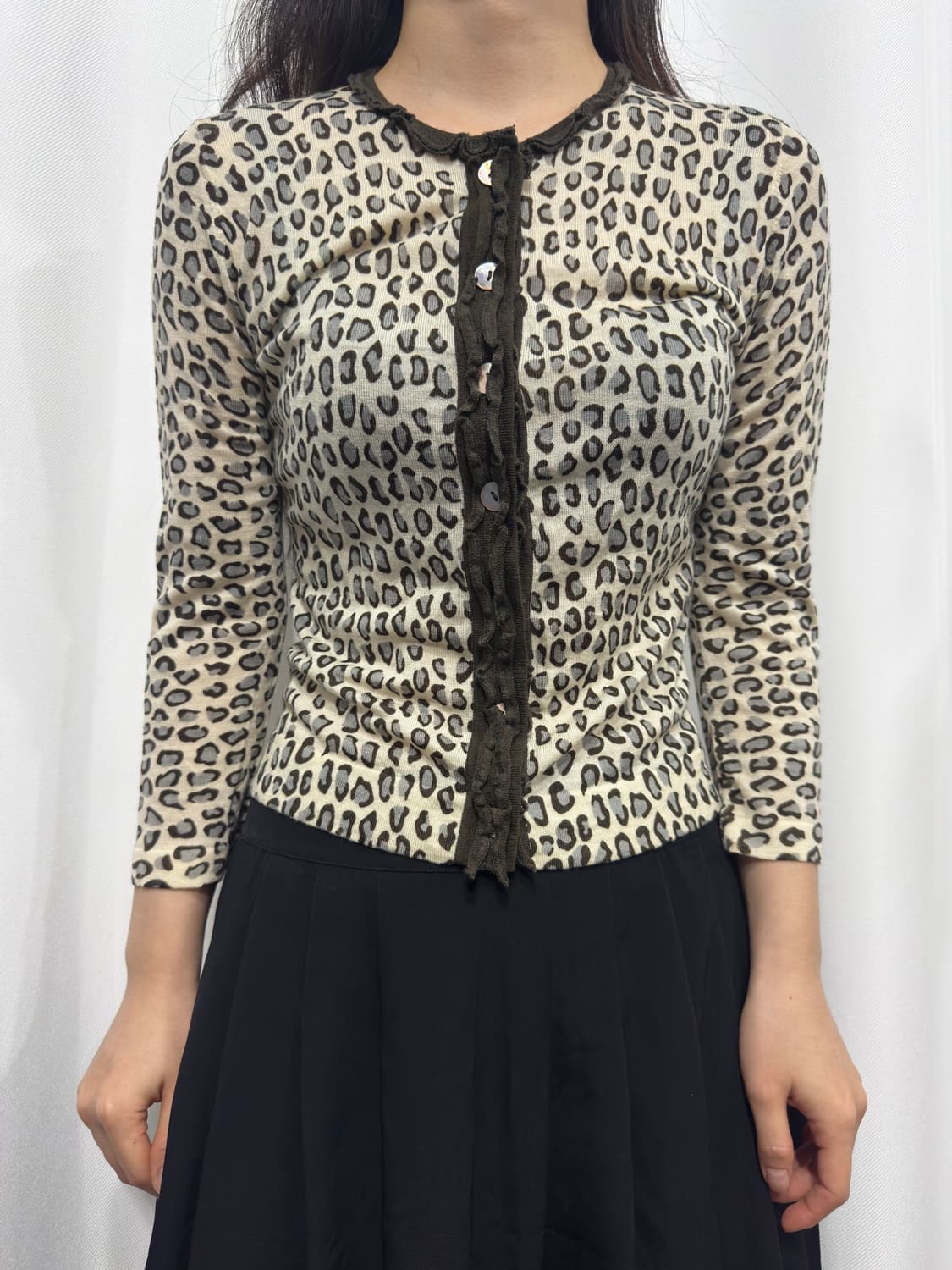 leopard cardigan 상품이미지1