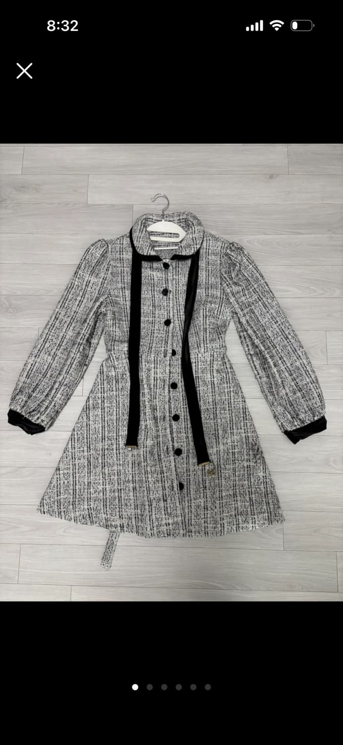 백화점 트위드 원피스 / 하객룩 상품이미지1