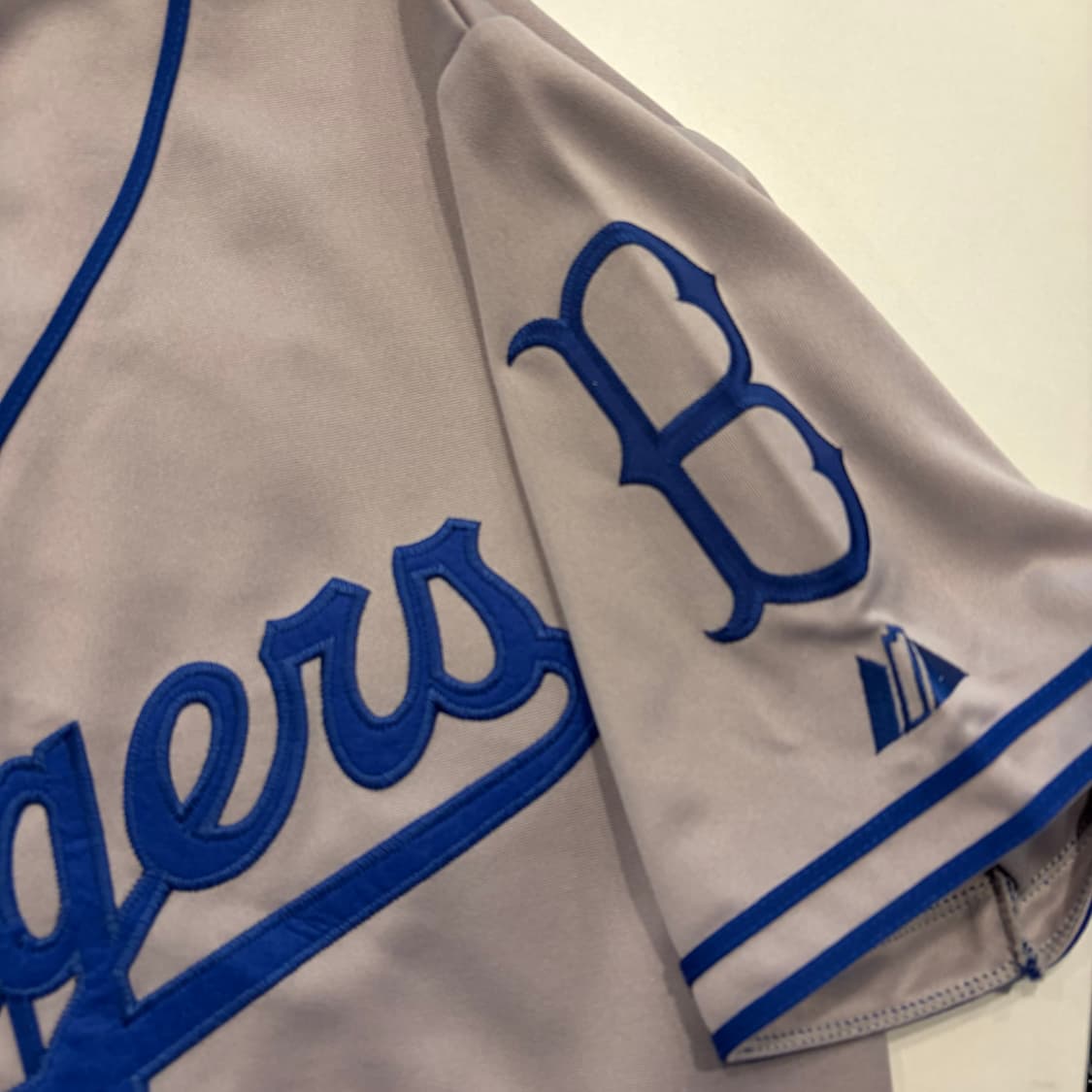 [L] 마제스틱 다저스 로빈슨 야구 유니폼 반팔 져지 D611 상품이미지4