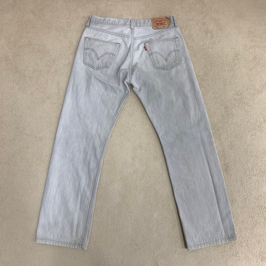빈티지 리바이스 501 워싱 데님팬츠(33사이즈) 그레이진 남자청바지 상품이미지3