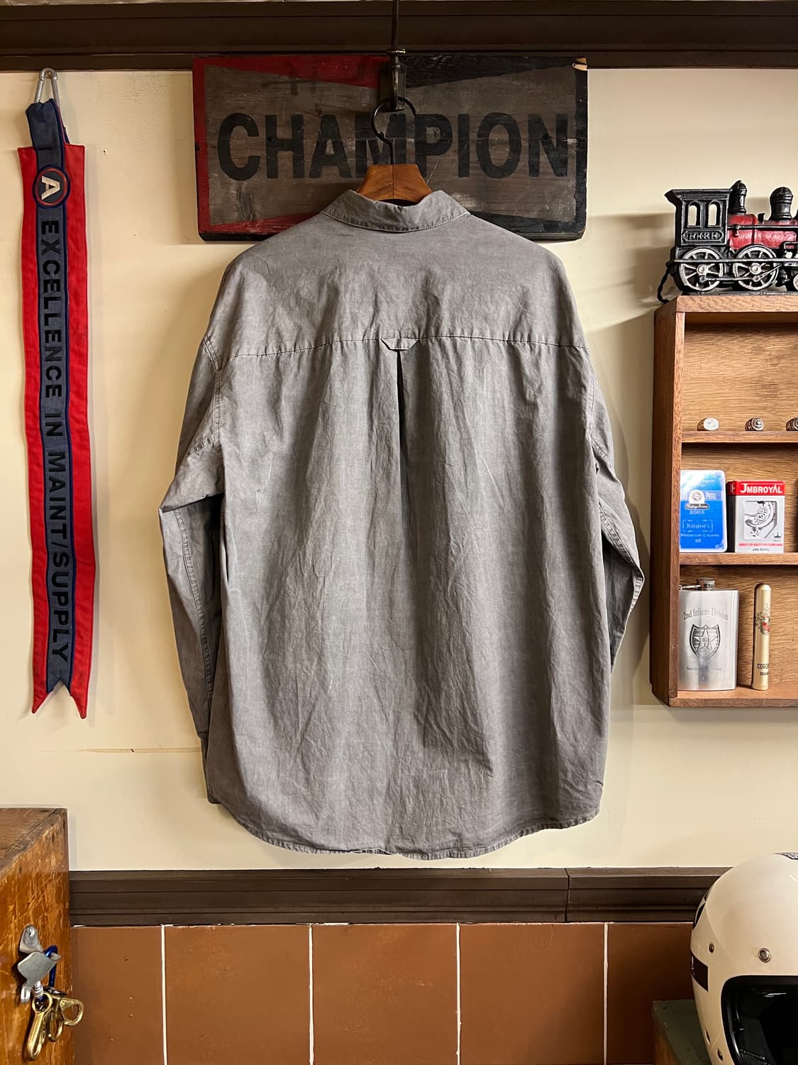Areuban Shirts Grey 상품이미지4