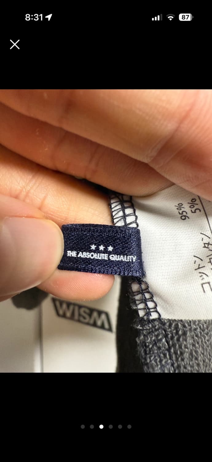 쿠티챠콜그레이 반팔셔츠 (일본직구)  상품이미지5