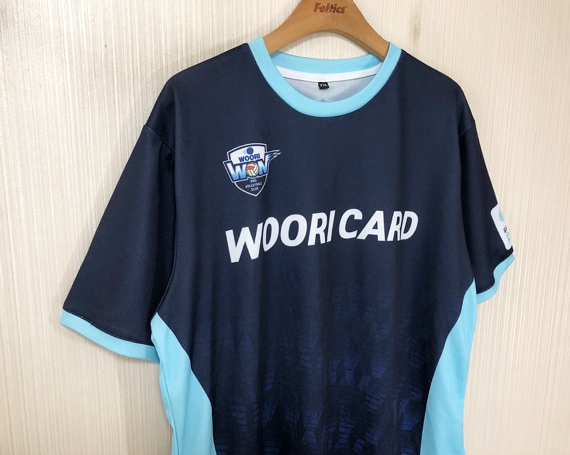 V-리그 서울 우리카드 우리WON 트레이닝티셔츠 2XL 상품이미지5