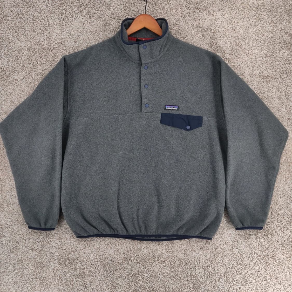 17SS 니카라과 파타고니아 신칠라 스냅-T 그레이 네이비 상품이미지1