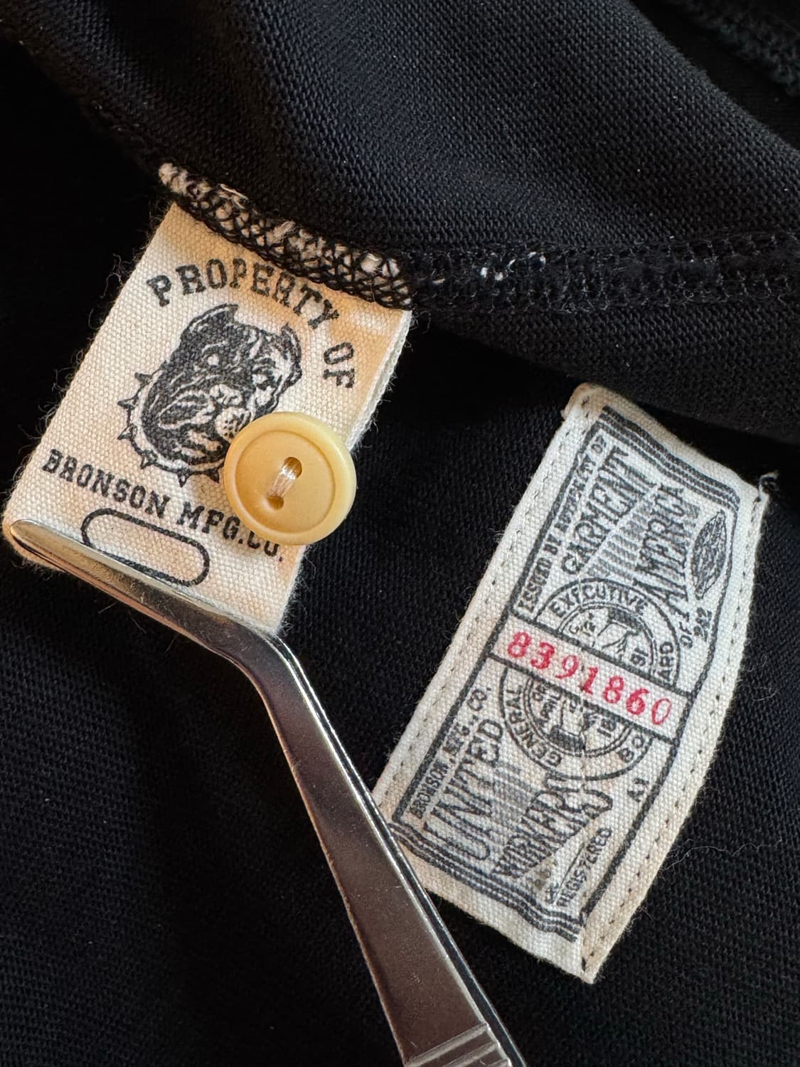 [L]브론슨 헨리넥 롱슬리브 긴팔티 블랙 상품이미지5