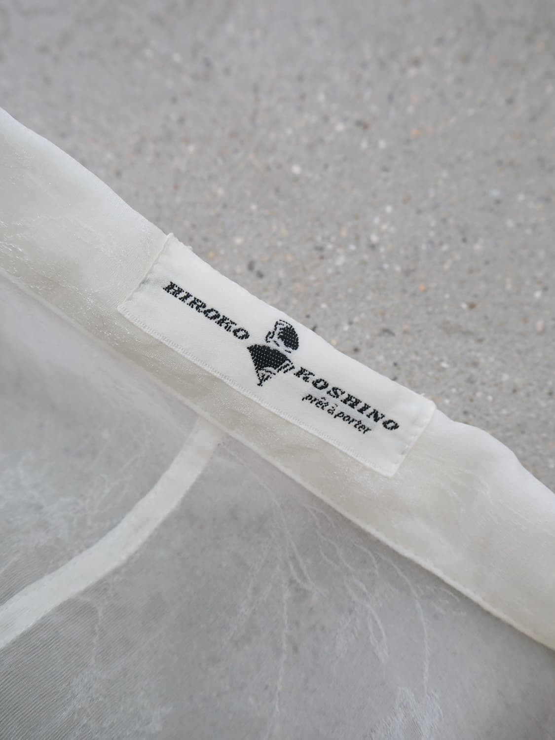 90's HIROKO KOSHINO see thorugh shirt  상품이미지8