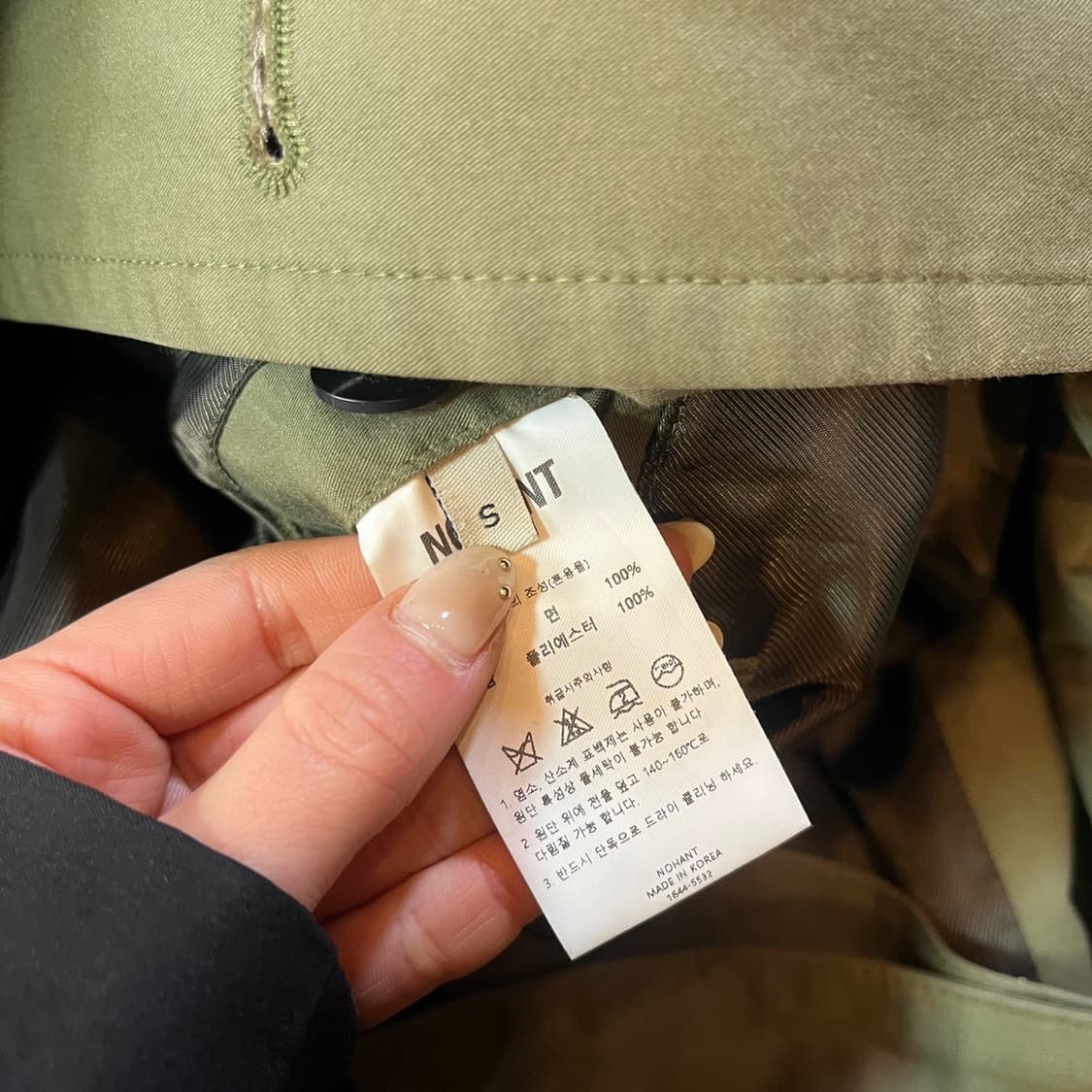 노앙 더블 트렌치 코트 상품이미지7