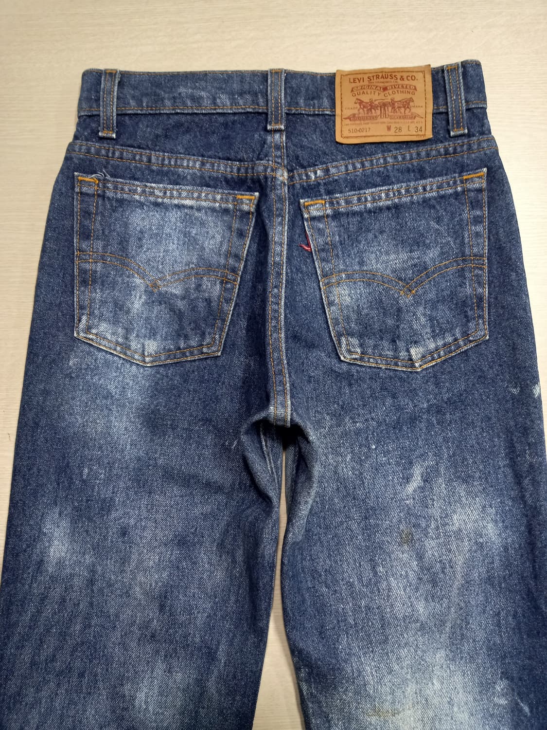 27 90's 리바이스510-0217 USA 테이퍼드진 27-613 상품이미지4