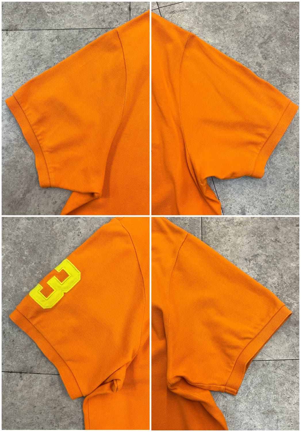 폴로 랄프로렌 빅포니 반팔 카라티 오렌지 2XL #csz3150 상품이미지10