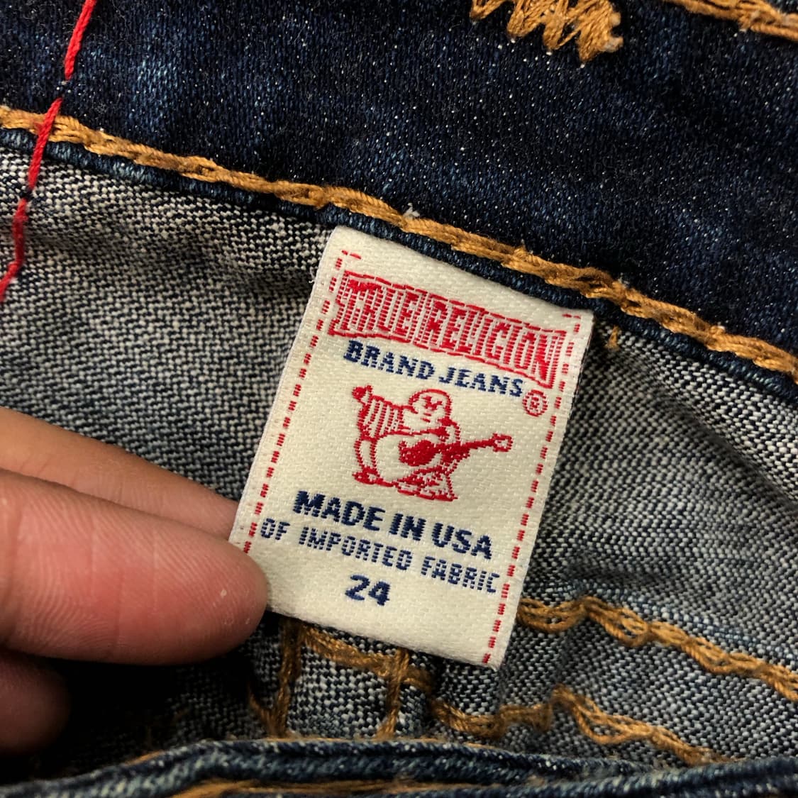 트루릴리전 조이 슈퍼티 부츠컷 데님 팬츠 상품이미지5