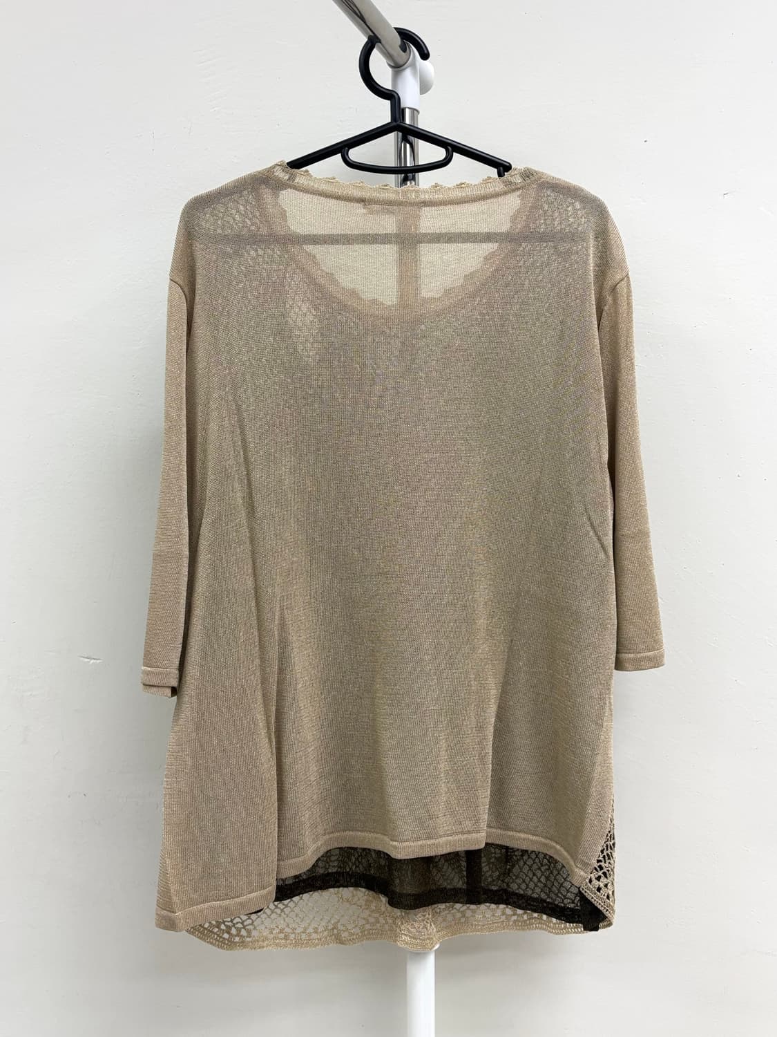 빈티지 베이지 크로셰 니트 상품이미지8