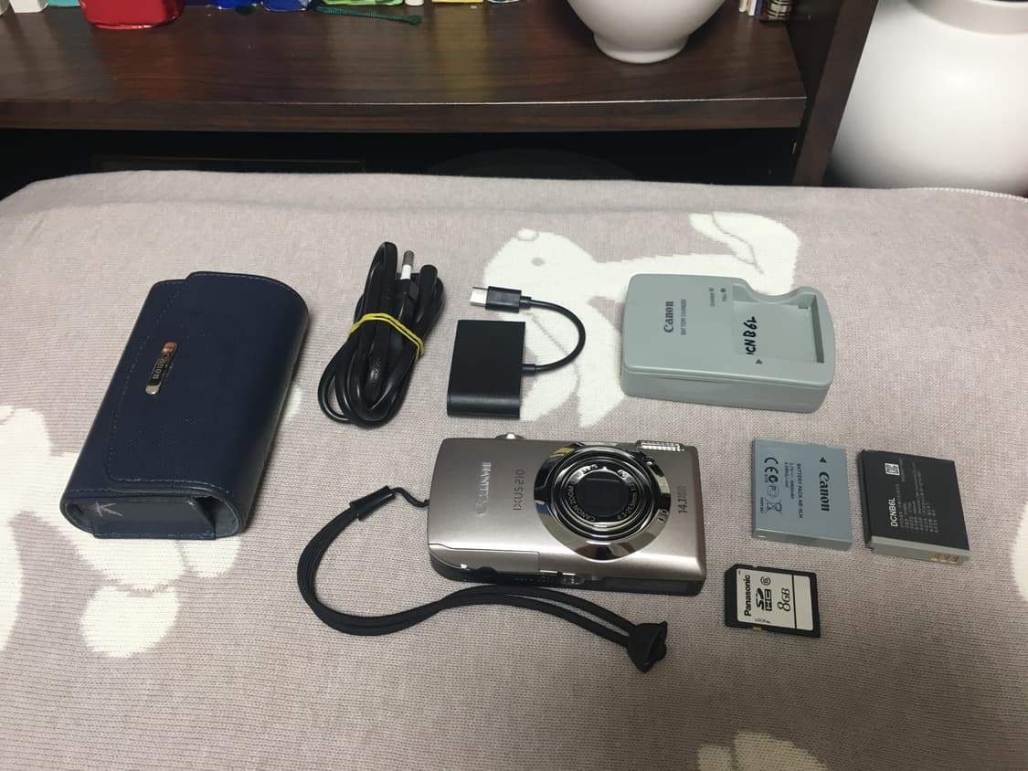 캐논 익서스 210 실버 빈티지 카메라 상품이미지1