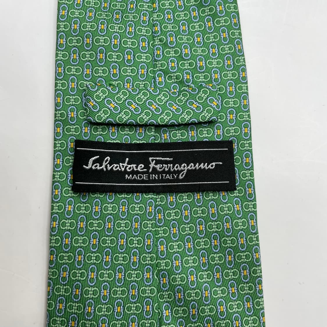 824) (Ferragamo) 살바토레페레가모 패턴 넥타이(미세오염) 상품이미지5