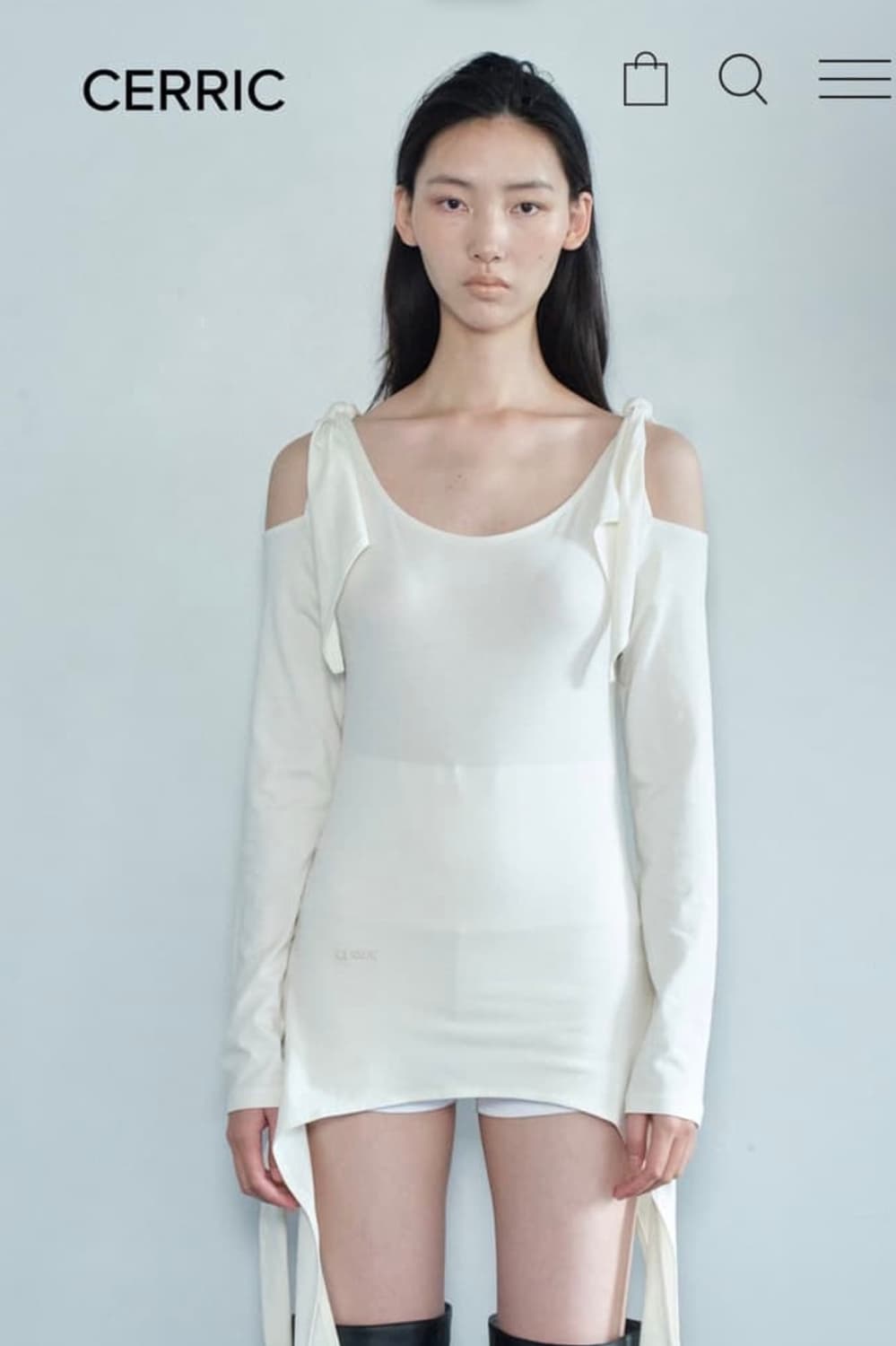 세릭 3way slit top 아이보리 상품이미지1