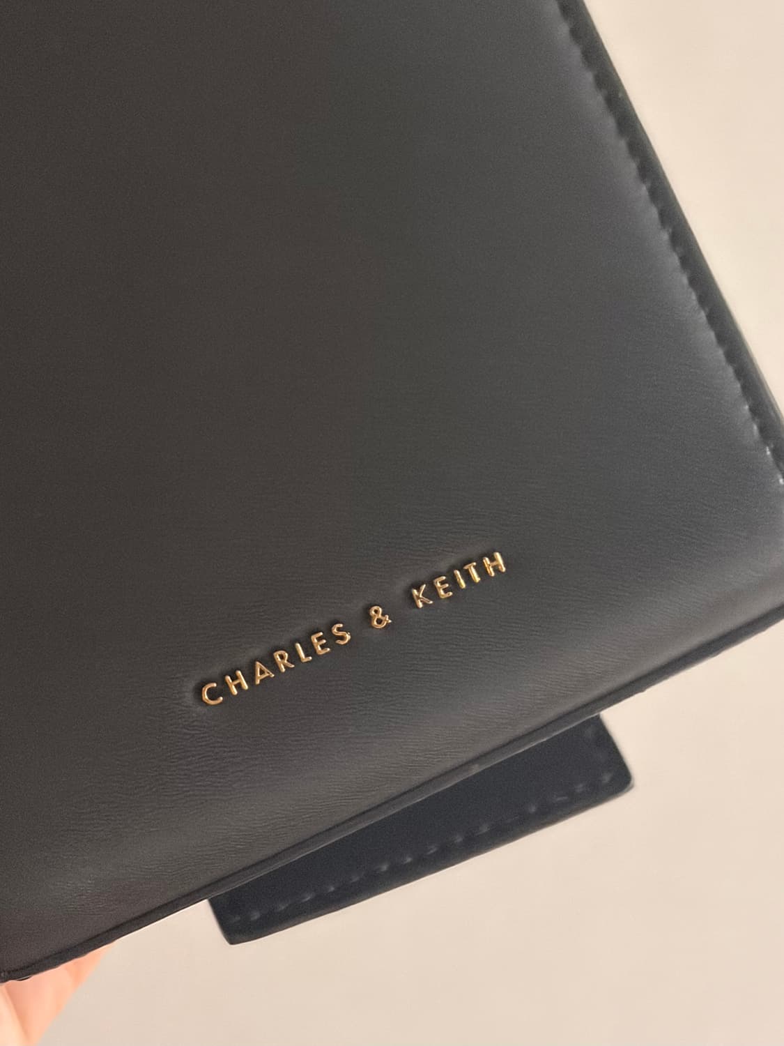 Charles&Keith 골드 포인트 블랙 크로스백 상품이미지6