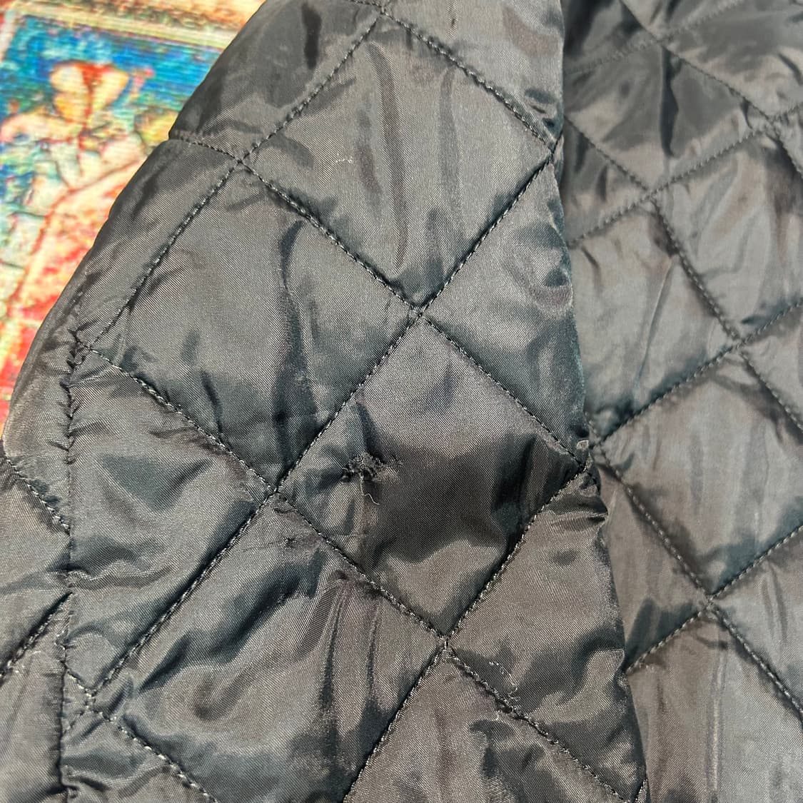 [XL] 바버 19SS 블랙 퀄팅자켓 상품이미지5