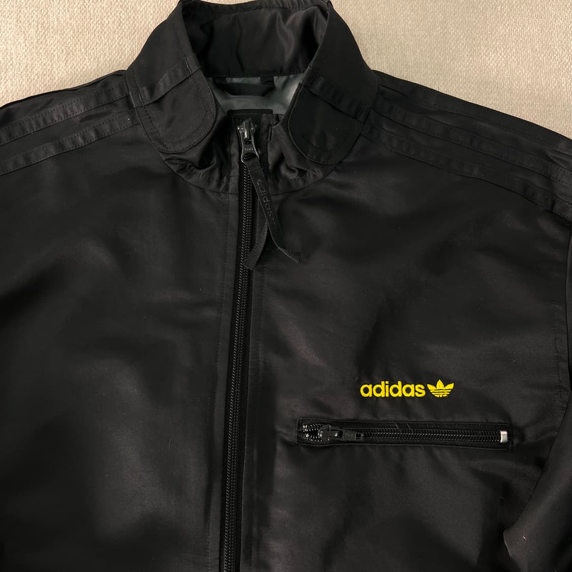 100 아디다스 90s 드라이빙 바이커 자켓  상품이미지2