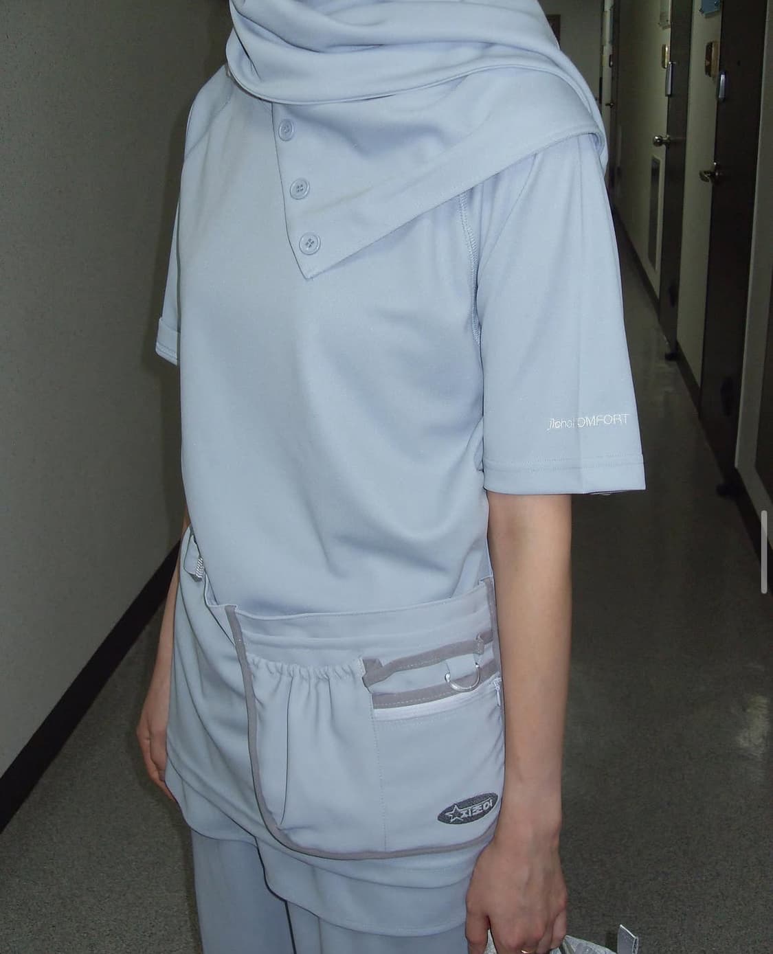 Jichoi ss23 waist bag ice blue 상품이미지1