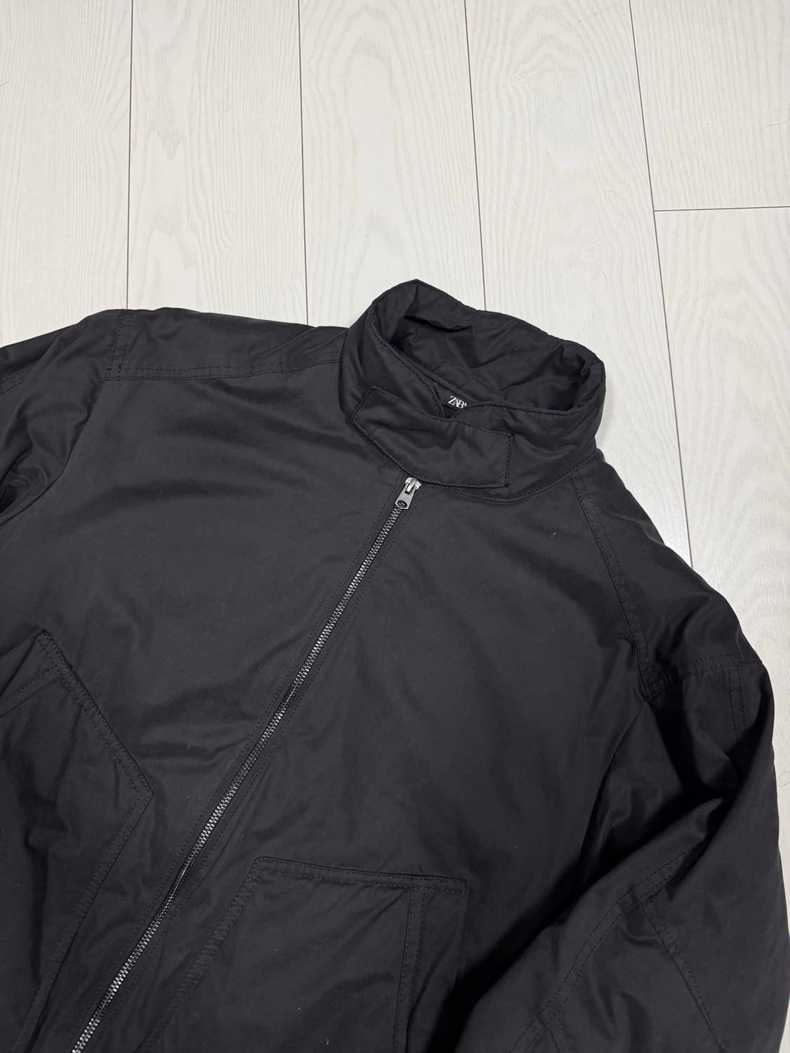 ZARA 자라 패딩 점퍼 블랙 상품이미지3