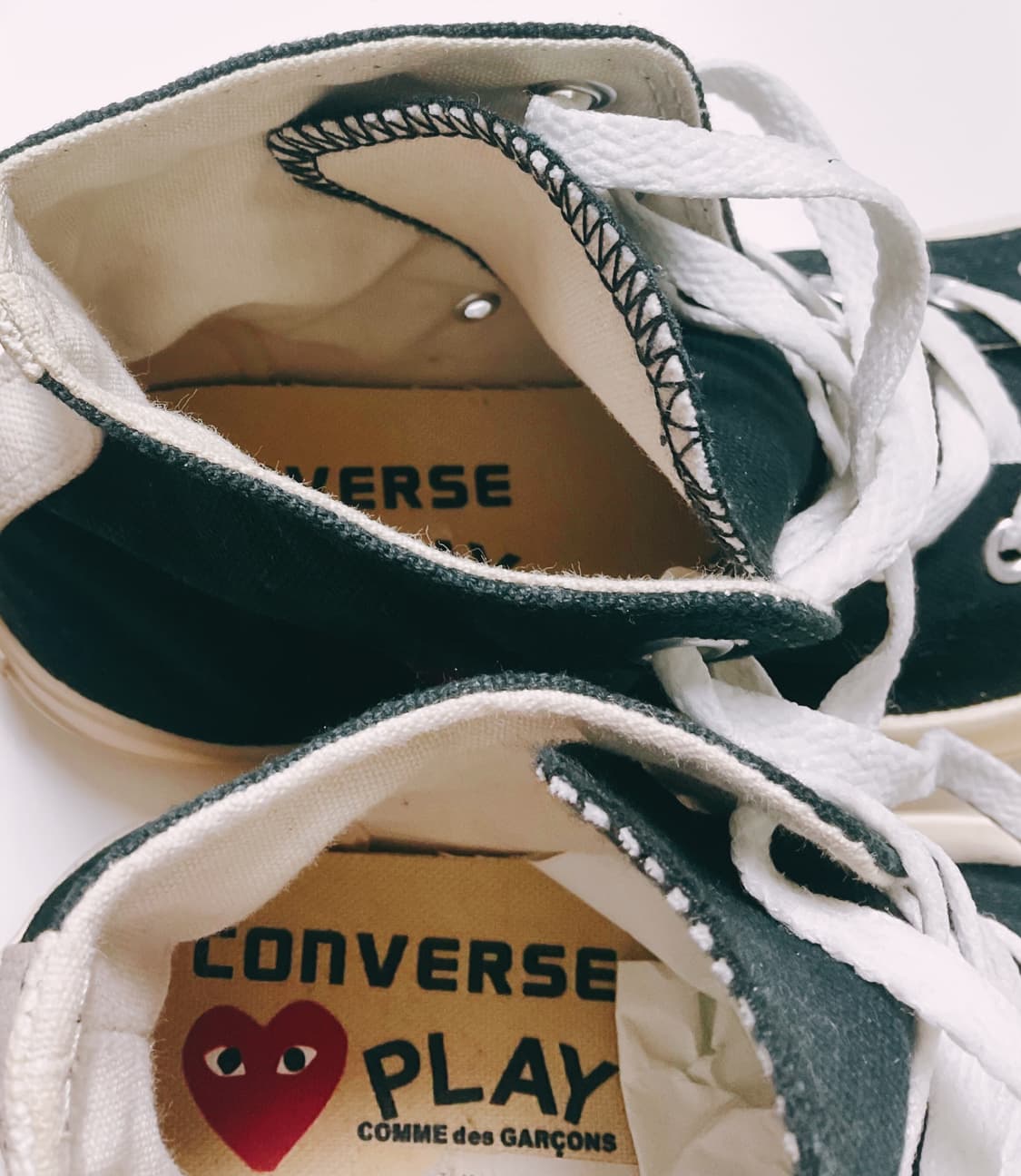 꼼데 x 컨버스 정품 , 2회착용 , 245사이즈 상품이미지5