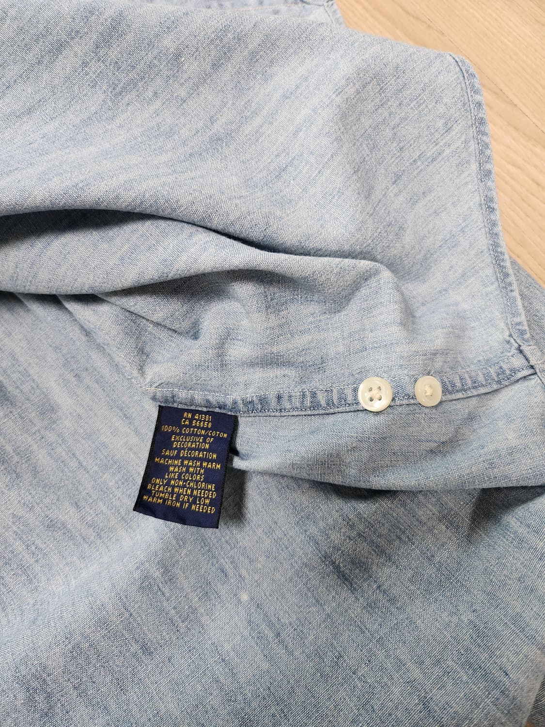 폴로랄프로렌 샴브레이셔츠 (M 상품이미지7