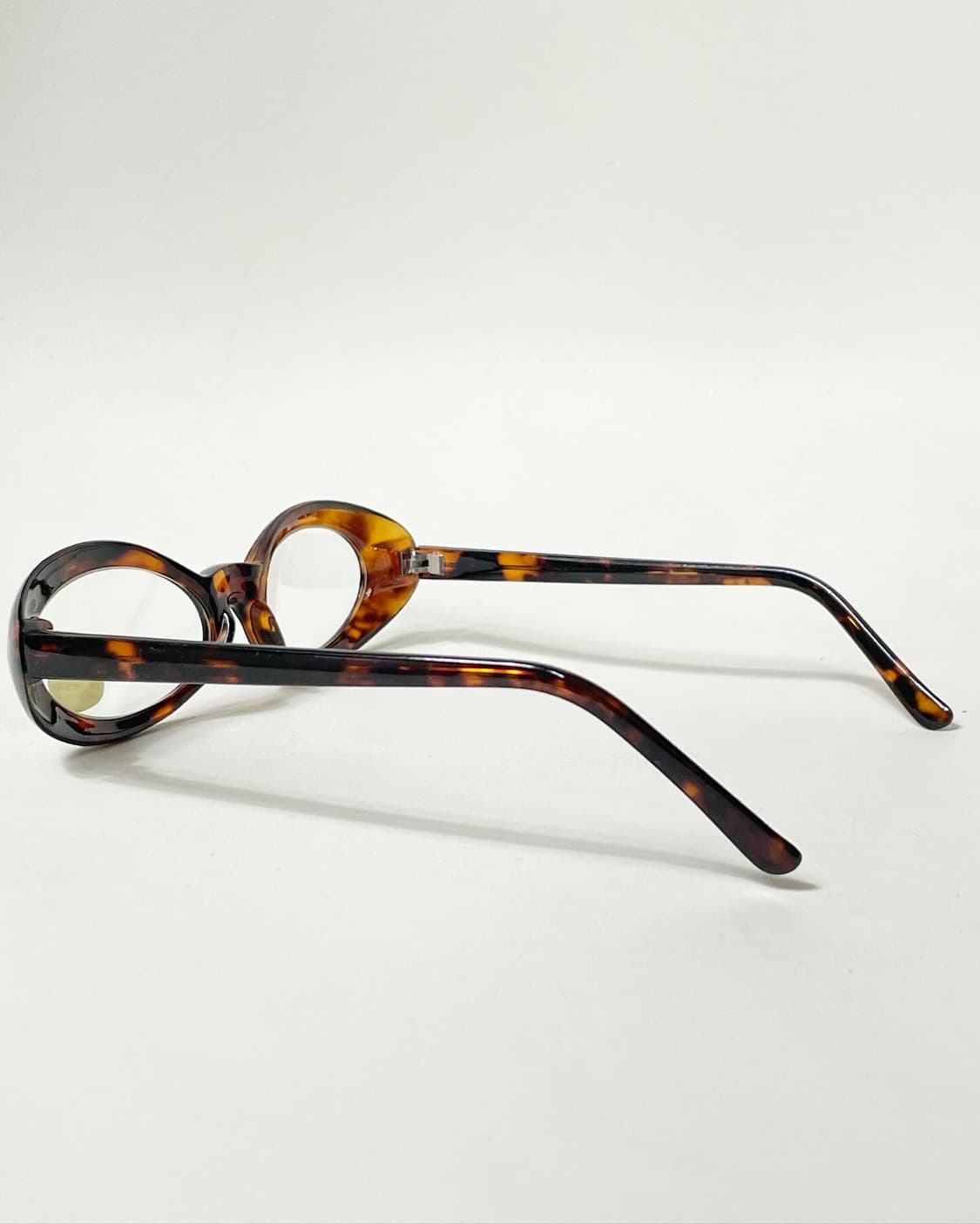 90s 레오파드 캣아이 프레임 무광 빈티지 안경 상품이미지4