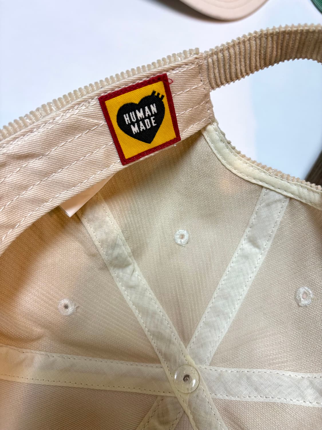 휴먼 메이드 코듀로이 캡 - 아이보리 상품이미지6