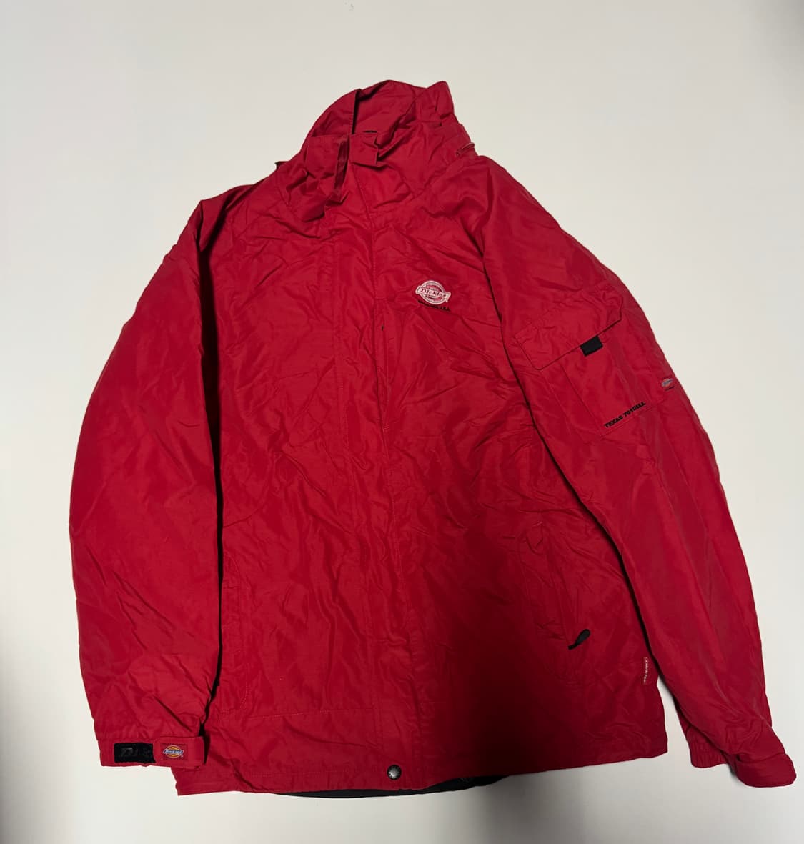 디키즈 Dickies 올드스쿨 오리지널 레드 바람막이 자켓 상품이미지1