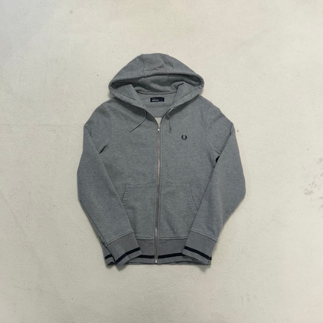 Fred Perry Grey Zip-up Hoodie  상품이미지4