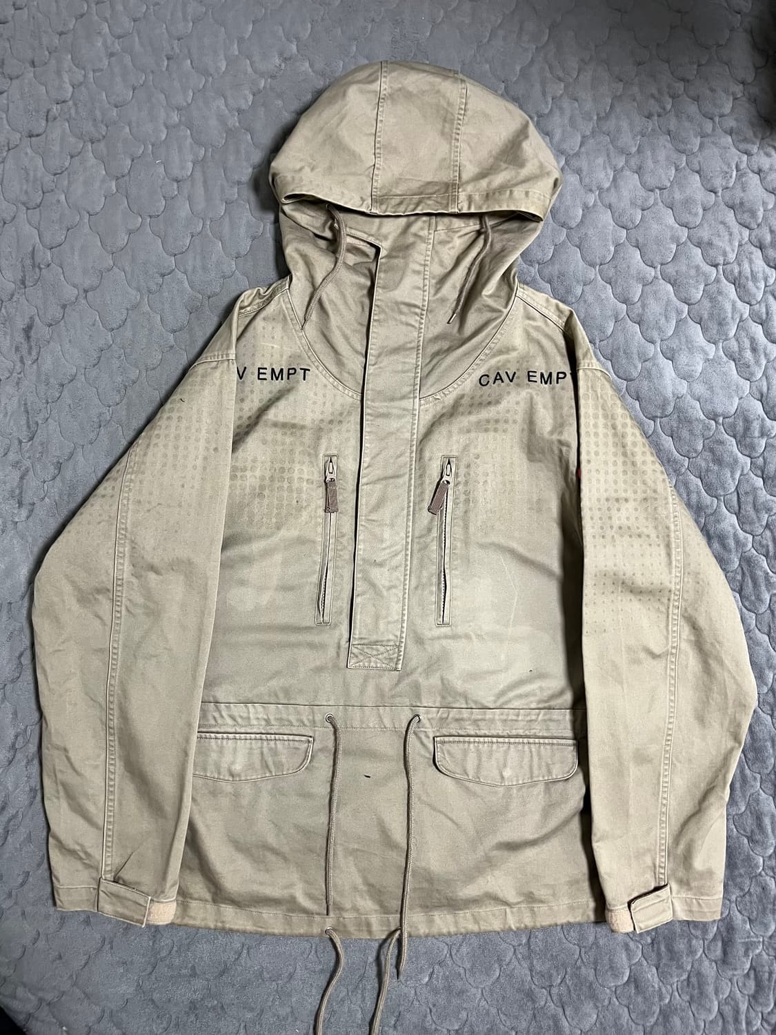 CAVEMPT 카브엠트 트윌코튼 아노락 카키베이지 L 상품이미지1